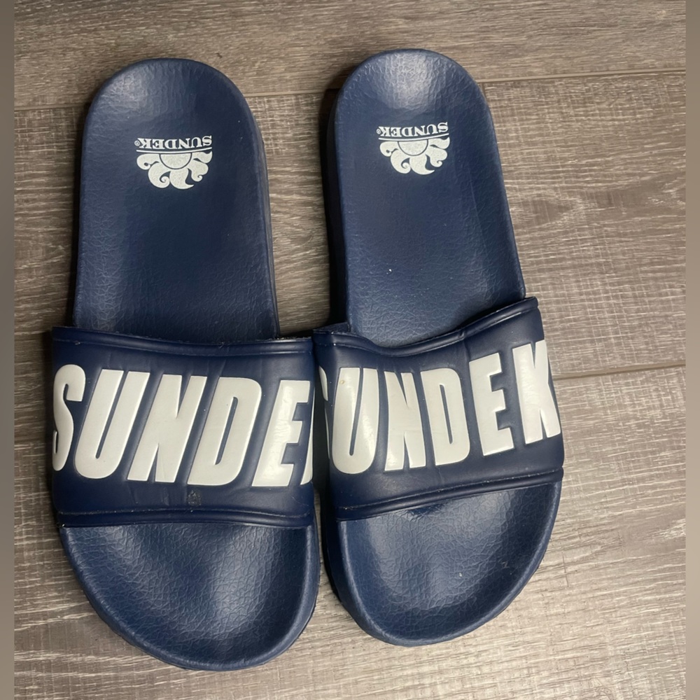 Sundek Mens Rubber Pool slides